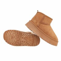 Damen Winterstiefeletten - camel
