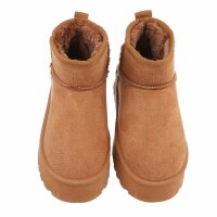 Damen Winterstiefeletten - camel
