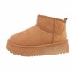 Damen Winterstiefeletten - camel