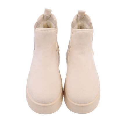 Damen Chelsea Boots - beige