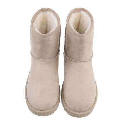 Damen Winterstiefeletten - beige