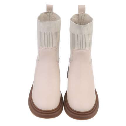 Damen Klassische Stiefeletten - beige