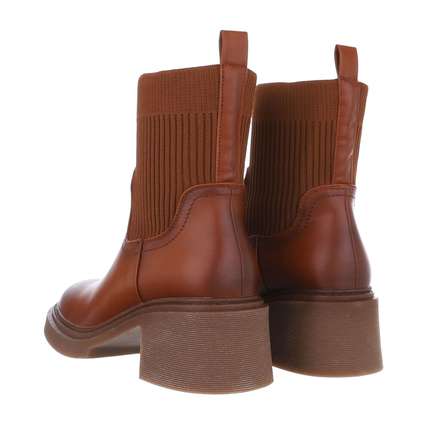 Damen Klassische Stiefeletten - camel