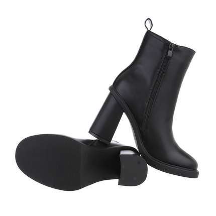 Damen High-Heel Stiefeletten - black