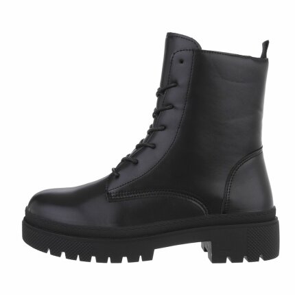 Damen Schnrstiefeletten - black