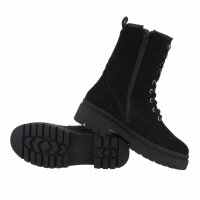 Damen Schnürstiefeletten - black