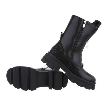 Damen Western- & Bikerboots - black