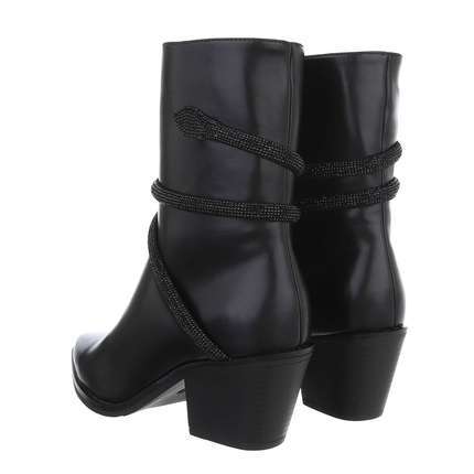 Damen High-Heel Stiefeletten - black