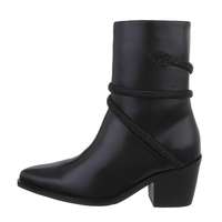 Damen High-Heel Stiefeletten - black