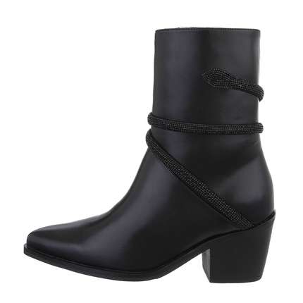 Damen High-Heel Stiefeletten - black Gr. 37