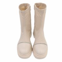 Damen Klassische Stiefeletten - beige