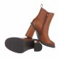 Damen High-Heel Stiefeletten - camel