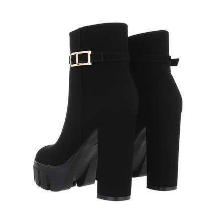 Damen High-Heel Stiefeletten - black