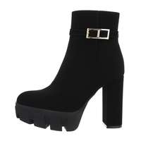 Damen High-Heel Stiefeletten - black