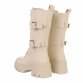 Damen Schnürstiefel - beige