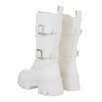 Damen Schnürstiefel - white