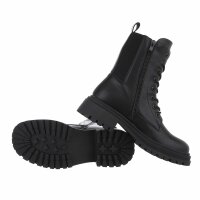 Damen Schnürstiefeletten - black