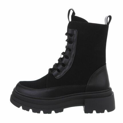 Damen Schnürstiefeletten - black