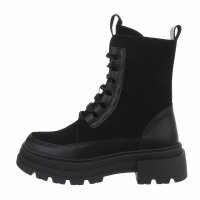 Damen Schnrstiefeletten - black