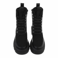 Damen Schnürstiefeletten - black