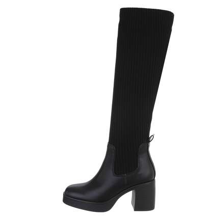 Damen High-Heel Stiefel - black Gr. 36