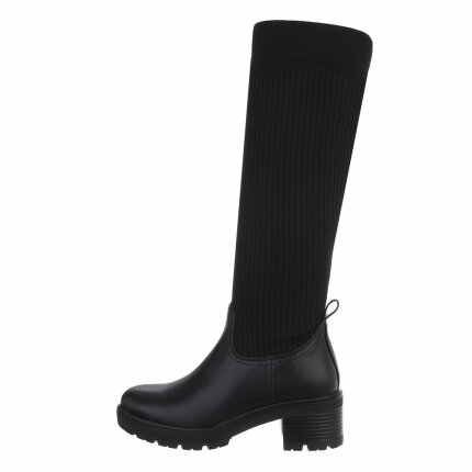 Damen High-Heel Stiefel - black - 12 Paar