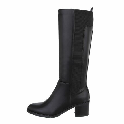 Damen High-Heel Stiefel - black Gr. 38