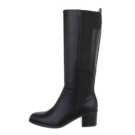 Damen High-Heel Stiefel - black Gr. 39