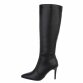 Damen High-Heel Stiefel - blackpu - 12 Paar