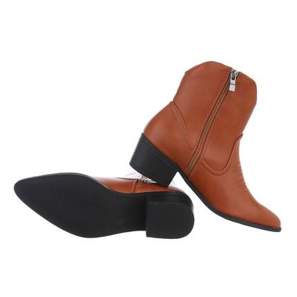 Damen Western- & Bikerboots - camel