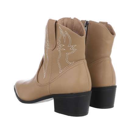 Damen Western- & Bikerboots - khaki