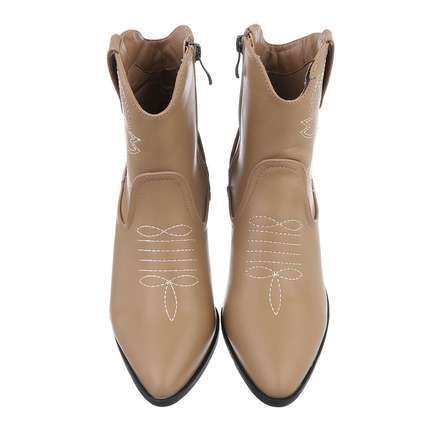 Damen Western- & Bikerboots - khaki