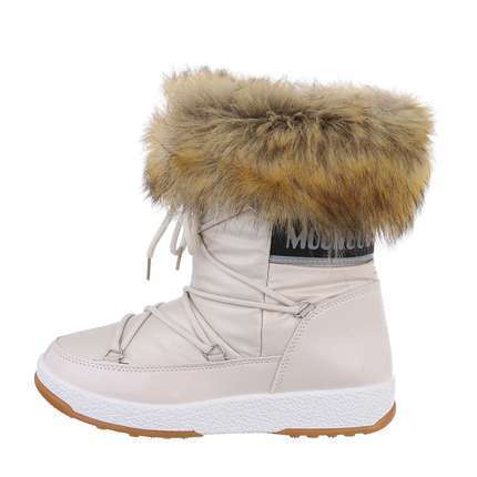 Damen Winterstiefeletten - beige