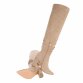 Damen Overknee-Stiefel - beige