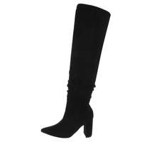 Damen Overknee-Stiefel - black