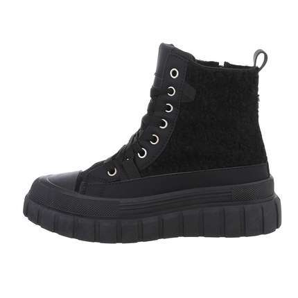 Damen Schnürstiefeletten - black