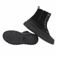 Damen Schnürstiefeletten - black