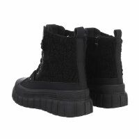 Damen Schnürstiefeletten - black
