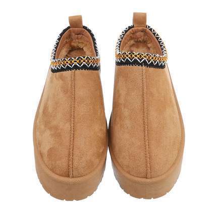 Damen Winterstiefeletten - camel