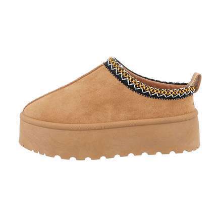 Damen Winterstiefeletten - camel - 12 Paar