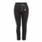 Damen Hose in Lederoptik von Denim Life Gr. M/38 - black