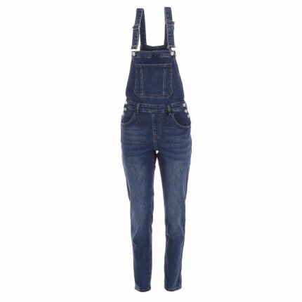 Damen Latzjeans von Laulia - blue