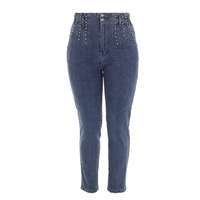 Damen High Waist Jeans von Laulia - blue