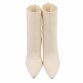 Damen High-Heel Stiefeletten - beige