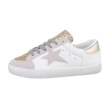 Damen Low-Sneakers - gold