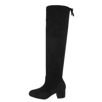 Damen Overknee-Stiefel - black Gr. 38