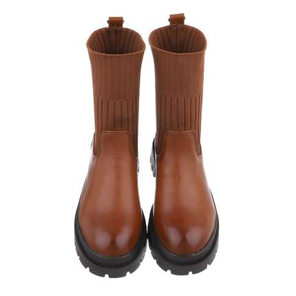 Damen Klassische Stiefeletten - camel