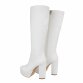 Damen High-Heel Stiefel - white