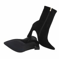 Damen High-Heel Stiefeletten - black