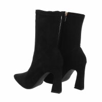 Damen High-Heel Stiefeletten - black